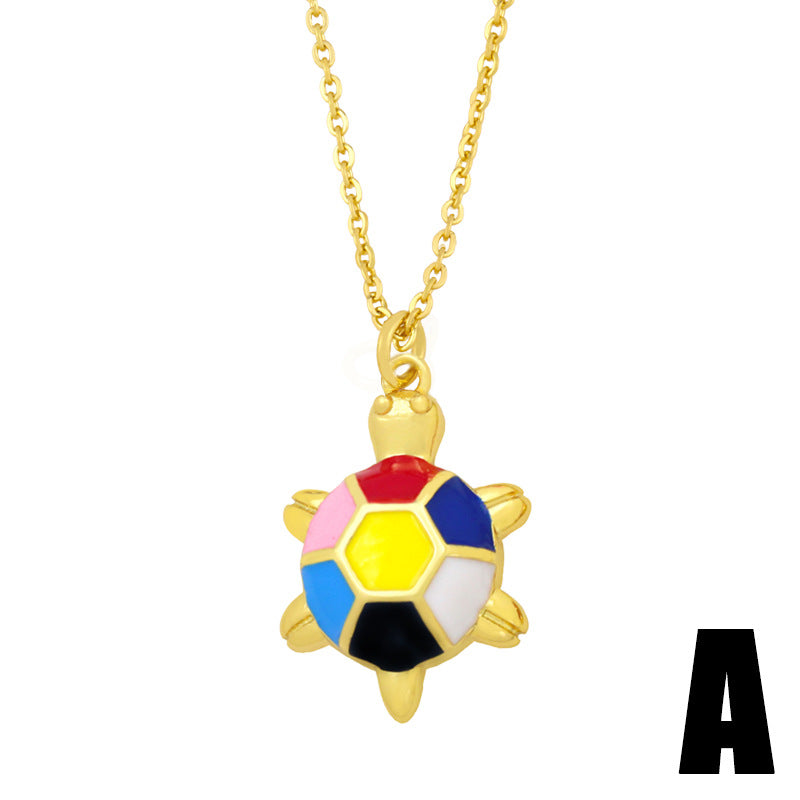 Wholesale Baby Turtle Copper Necklaces